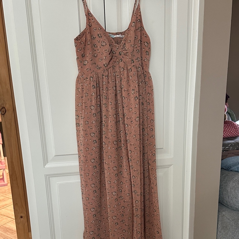 Floral Pink Kimchi Blue Midi Dress